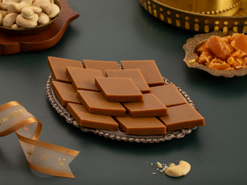 Jaggery Kaju Katli